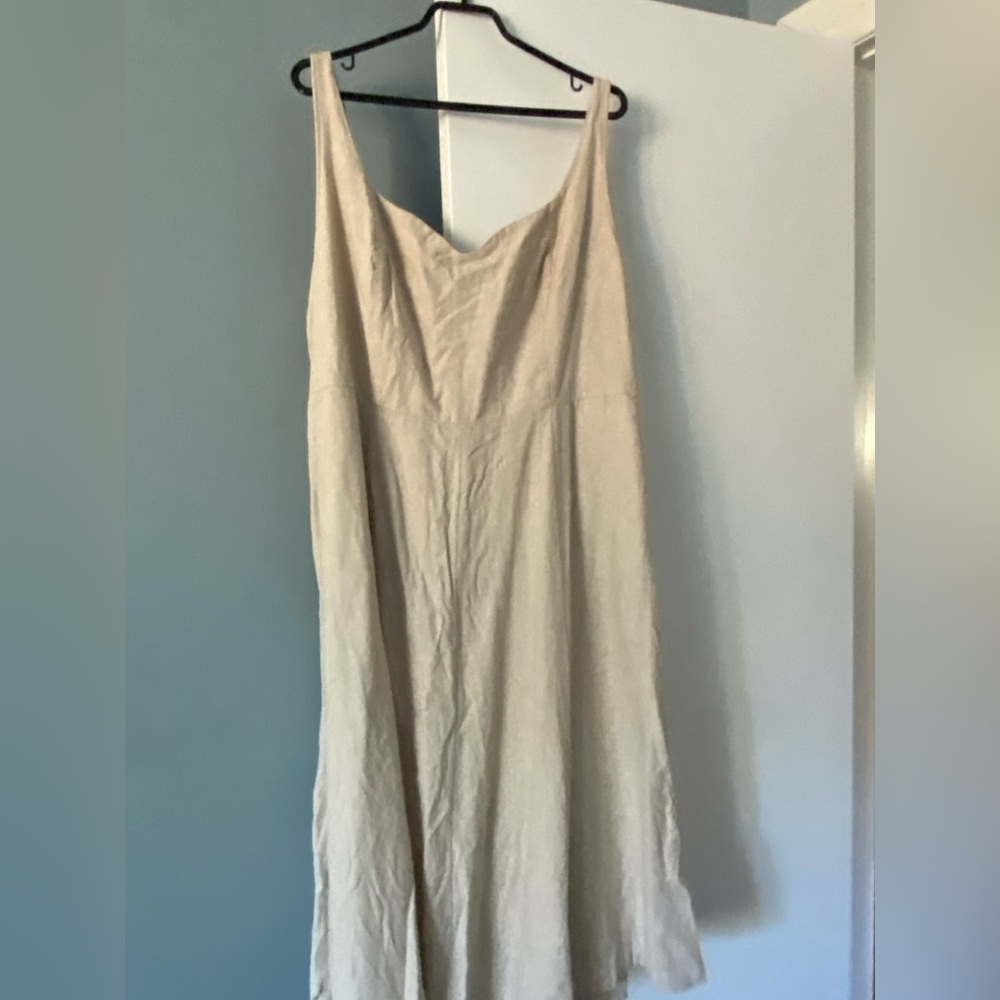 Old Navy Cream Maxi Dress
